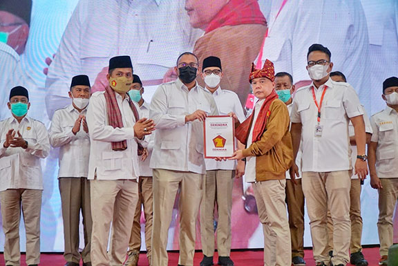 Gerindra Sumbar Deklarasikan Prabowo Presiden 2024