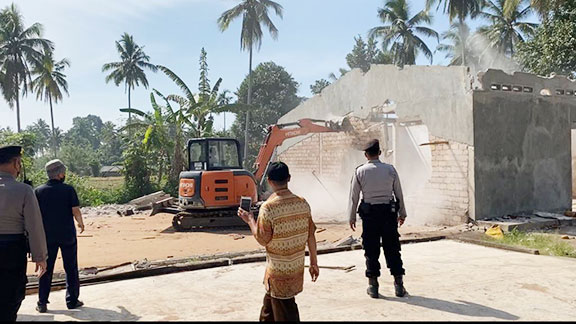Lahan 8000 Meter Dieksekusi PN Tanjung Pati  
