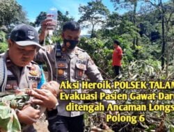 Aksi Heroik di Jalan Longsor Polong Onam Talu, Kapolsek Talamau Evakuasi Pasien Gawat Darurat