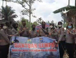 Polwan Polda Sumbar Salurkan Bantuan untuk Korban Gempa