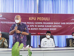 KPU RI Serahkan Rp84 juta Untuk Korban Gempa