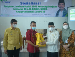 Darul Siska Berikan Bantuan Premi BPJS Ketenagakerjaan
