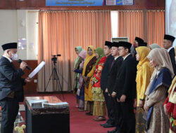 Rektor UPGRISBA Lantik Pimpinan Prodi dan Sekretaris  UPT Humas 