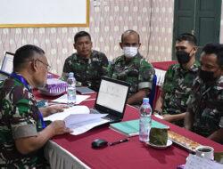 Tim Wasrik Itdam VI/Mlw, Audit Progjagar Ta.2021 Satuan Kodim 1002/HST dan Yonif 621/Mtg