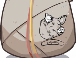 Heboh,..!! Randang Babi Goncang Rumah Gadang