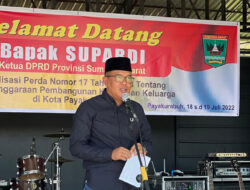 Supardi Sosialisasikan Perda Ketahanan Keluarga di Payakumbuh