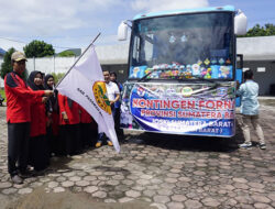 Wabup Lepas 17 Atlet IOSKI ke Palembang