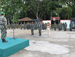 Kasdim 1002/HST Bacakan Amanat KASAD Dalam Upacara 17-an