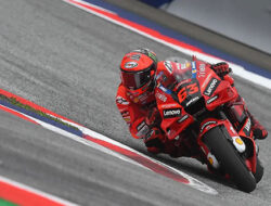 Bagnaia Cetak Hattrick di MotoGP Austria