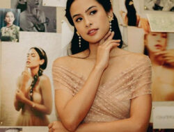 Maudy Ayunda Rilis Hiasan Rambut Lapis Emas