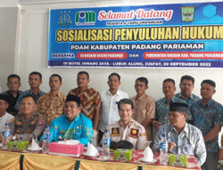 PDAM Padang Pariaman Gelar Sosialisasi Penyuluhan Hukum Bagi Pejabat di Jajaran