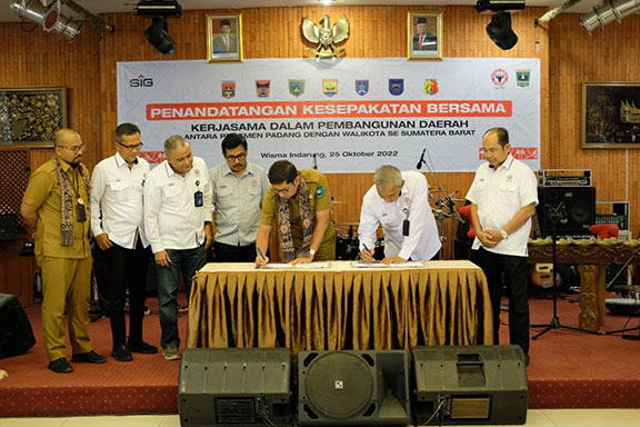 Pemko Sawahlunto Minta Dukungan Semen Padang