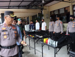 Bupati Benny Utama Hadiri Apel Gelar Pasukan PAM PILWANA