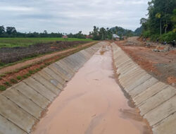 Irigasi Sawah Laweh Pessel Tuai Pujian, Progres Tercapai, Mutu dan Kualitas Terjaga