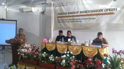 Wujudkan Satu Data Indonesia, Zahirman Membuka Secara Resmi Kegiatan FGD