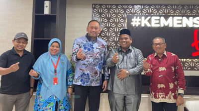 Bupati Padang Pariaman Kunjungi Kemensos RI