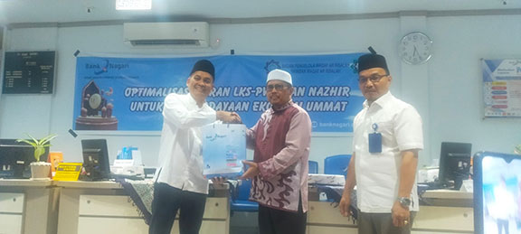 Bank Nagari Syariah Gelar Diskusi Tentang Zakat dan Wakaf