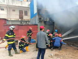 Aciak Mart Terbakar, Kerugian Capai Rp3 Miliar