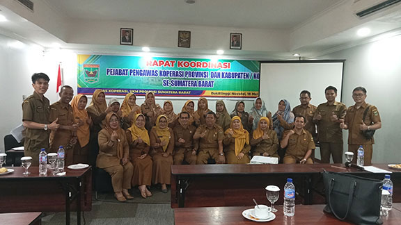 Dinas Koperasi dan UKM Sumbar Gelar Rakor Matangkan Soal PAD, Perizinan dan DPS