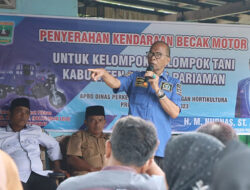 Anggota DPRD Sumbar HM. Nurnas Bantuan 23 Unit Betor Untuk Petani di Padang Pariaman