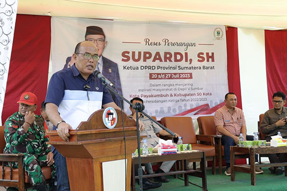 Ketua DPRD Sumbar Tampung Aspirasi Masyarakat Nagari VII Koto Talago