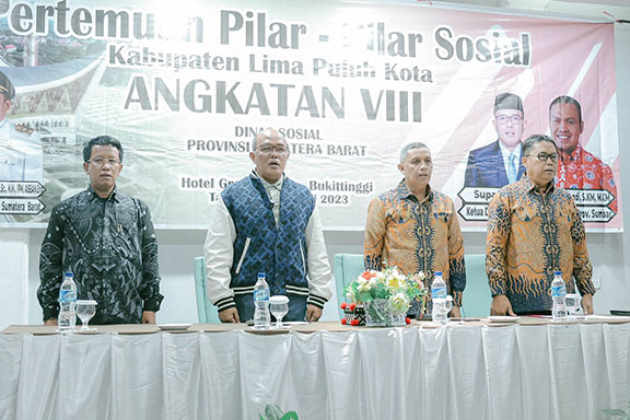 Buka Pertemuan Pilar Pilar Sosial, Supardi: Wali Nagari Harus Memiliki Jiwa Entrepreneurship