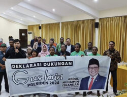 Pelaku Usaha Kecil Menengah Papua Barat Daya Deklarasi Dukung Gus Imin Capres 2024