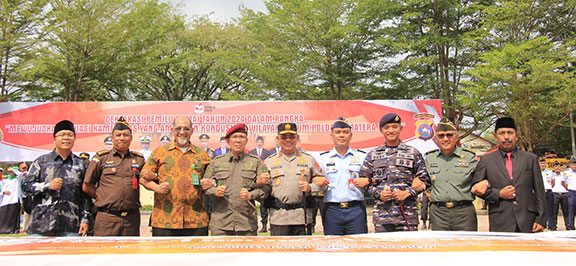 Kapolda Sumbar Pimpin Deklarasi Pemilu Damai 2024
