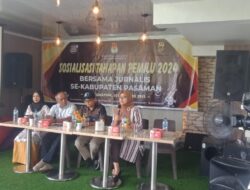 KPU Pasaman Gelar Sosialisasi Tahapan Pemilu 2024 Pada Awak Media