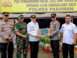 Tinjau Pos Keamanan Nataru, Bupati Sabar.AS, Dan Forkopinda Pastikan Berjalan Baik