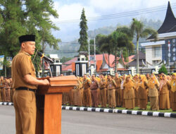 Pimpin Apel Organik ASN Awal Tahun 2024, Ini Pesan Bupati Pasaman Sabar AS