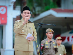 Bupati Barru Pimpin Apel Perdana Pasca Liburan Tahun Barru 2024