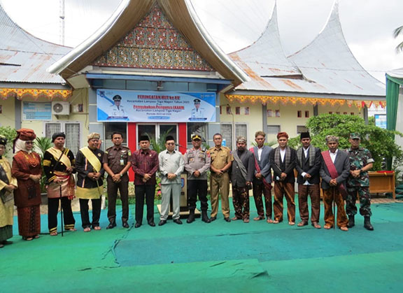 Danramil 01 Payakumbuh Hadiri HUT Kecamatan Latina ke 15 