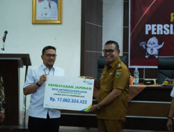 Satlinmas Kabupaten Solok Dapat BPJS Ketenagakerjaan