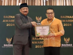 Terima Baznas Awards 2024, Jasman : Zakat Menggerakkan Perekonomian Masyarakat