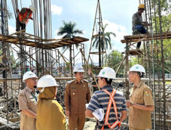 Wawako Tinjau Pembangunan Gedung Perpustakaan Daerah