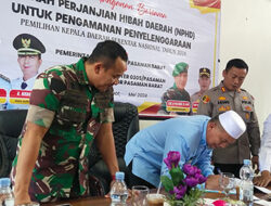 Bupati Teken NPHD untuk Kepolisian dan TNI