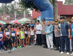 Ratusan Murid SD di Kota Payakumbuh Ikuti Lomba Lari 5k