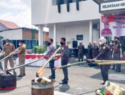 Kejari Bukittinggi Musnahkan Barang Bukti Narkoba
