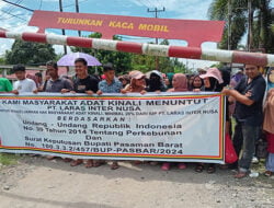 Tuntut Hak Plasma, Ratusan Massa Kembali Demo PT Laras Internusa