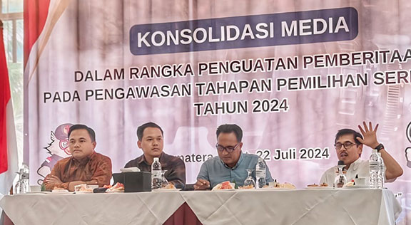 Bawaslu Sumbar Gelar Konsolidasi Bersama Insan Pers