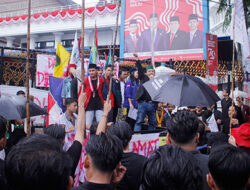 HMI Gelar Aksi Tolak Revisi UU Pilkada di Sumbar Berlanjut