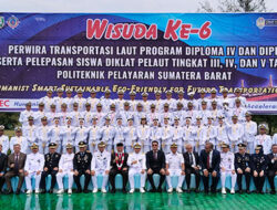 Politeknik Pelayaran Sumbar Wisuda Perwira Tranportasi Laut