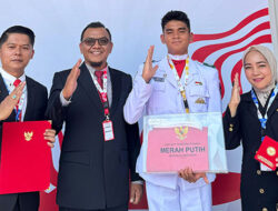 Payakumbuh Terima Bendera Pusaka dari Jakarta