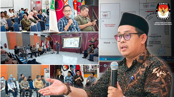 KPU Sumbar Bersiap Menerima Pendaftaran Paslon Gubernur dan Wagub