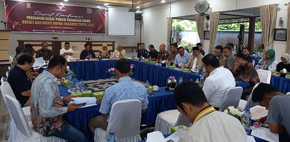 Jelang Debat Publik Paslon, KPU Pasaman Gelar Rakor Persiapan