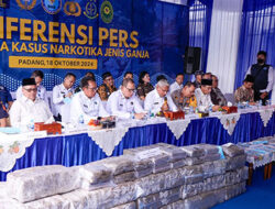 BNNP Sumbar Gagalkan Penyelundupan 624 Kg Ganja dari Aceh