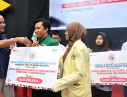 Semen Padang Salurkan Beasiswa Rp2,5 Miliar