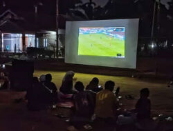 Warga Jorong Ranah Mulia Nobar Kualifikasi Piala Dunia 2026