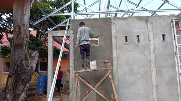 Proyek Gedung di SMAN 3 Payakumbuh Belum Tuntas